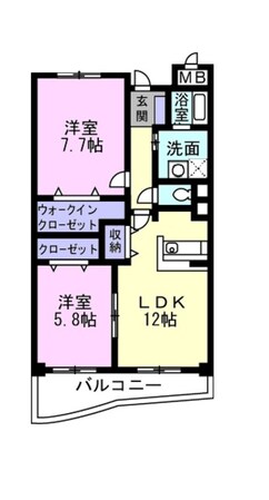 セレーノカーサIIの物件間取画像